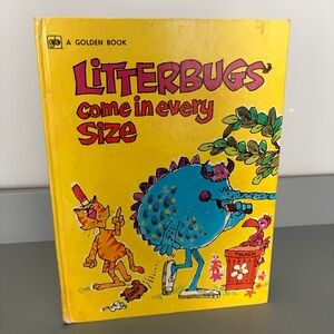 Golden Book 'Litterbugs Come in Every Size' - Yellow Cover